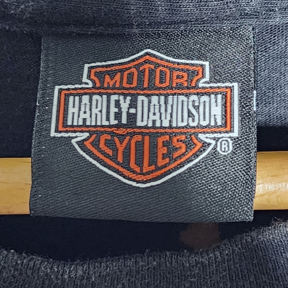 Harley Davidson Bleach Dyed T Shirt - Men's Medium - Myrtle Beach SC - Picture 5 of 10